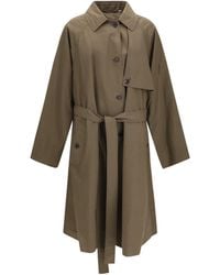 Calvin Klein - Zeland Trench Cotton Coats - Lyst