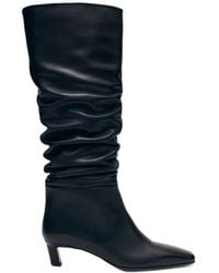 Alohas - Kalila Square Toe Knee-High Boots - Lyst