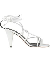 Isabel Marant - Genuine Leather Lace-Up Sandals - Lyst