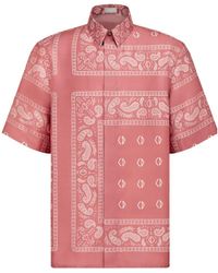 Dior - Short-Sleeved Shirt With Bandana Motif - Lyst