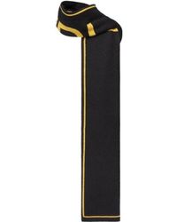 Fendi - Logo-Intarsia Knitted Scarf - Lyst