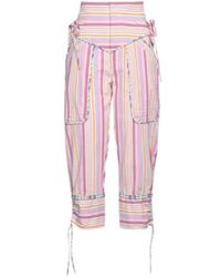 Isabel Marant - Striped Casual Pants - Lyst