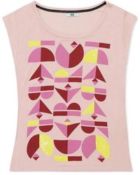 Iceberg - Printed Sleeveless T-Shirt - Lyst