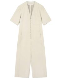 Stella McCartney - Belted V-Neck Jumpsuit - Lyst