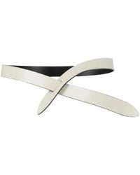 Isabel Marant - Minimalist Solid-Color Leather Belt - Lyst