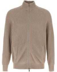 Brunello Cucinelli - Malfilé English Rib Cardigan - Lyst