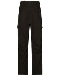 Dolce & Gabbana - Logo Plaque Cargo Pants - Lyst