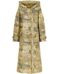 Dries Van Noten - Jacquard Duffle Coat - Lyst