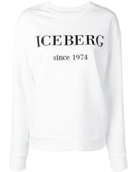 Iceberg - Embroidered Logo Sweatshirt - Lyst