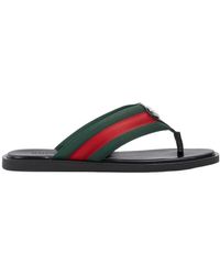 Gucci - Thong Sandal With Interlocking G - Lyst