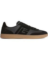 Balmain - Swan Lace-Up Sneakers - Lyst