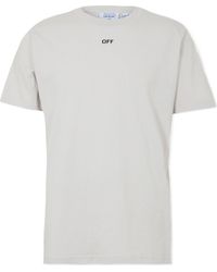 Off-White c/o Virgil Abloh - Logo Short Sleeve T-Shirt - Lyst