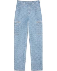 Givenchy - 4G Loose Fit Cargo Jeans - Lyst