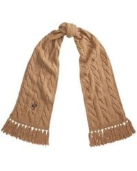 Polo Ralph Lauren - Polo Bear Cable-Knit Scarf - Lyst