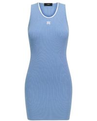 Amiri - Logo Detail Sleeveless Dress - Lyst