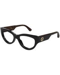 Gucci - Eyewear Cat-Eye Frame Glasses - Lyst