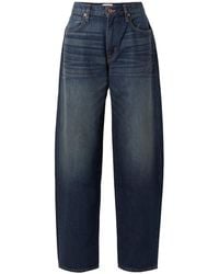 SLVRLAKE Denim - Ella Mid-Rise Barrel-Leg Jeans - Lyst