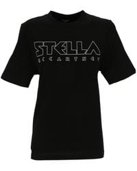 Stella McCartney - Logo Printed Crewneck T-Shirt - Lyst