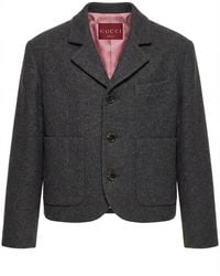 Gucci - Collared Button-Up Jacket - Lyst