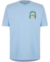 CASABLANCA - Short-Sleeved T-Shirt - Lyst