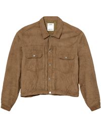 Visvim - Front Button Leather Jacket - Lyst