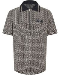 Balmain - Logo Short Sleeve Polo Shirt - Lyst
