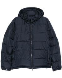 Aspesi - Hooded Zip Padded Jacket - Lyst