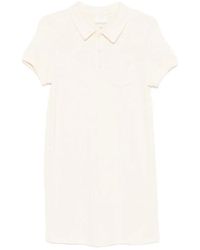 A.P.C. - Pocket Polo-Collar Mini Dress - Lyst