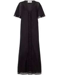 Charo Ruiz - Saena Lace-Trim Maxi Tunic Dress - Lyst