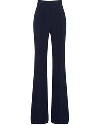 Max Mara - Studio Flared Cady Trousers - Lyst