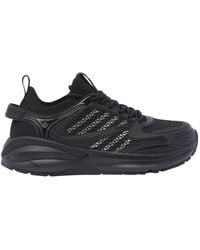 DSquared² - Dash Panelled Mesh Lace-Up Sneakers - Lyst