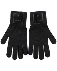 Givenchy - Logo Gloves - Lyst