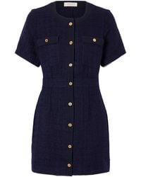 Giuliva Heritage - Bouclé-Tweed Mini Dress - Lyst