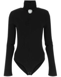Courreges - Courrèges Cut-Out Long-Sleeved Bodysuit - Lyst