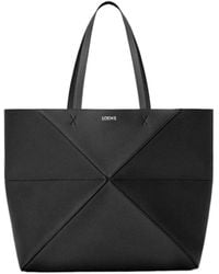 Loewe - Large Horizontal Puzzle Fold Tote Bag - Lyst
