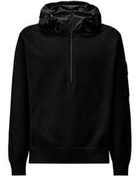 C.P. Company - Half-Zip Hooded Jumper - Lyst