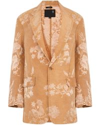R13 - Floral Pattern Blazer - Lyst