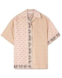 Palm Angels - Paisley Printed Short-Sleeved Shirt - Lyst
