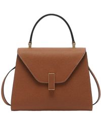 Valextra - Mini Iside Leather Tote Bag - Lyst