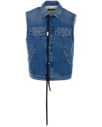 Ann Demeulemeester - Toma Denim Vest - Lyst