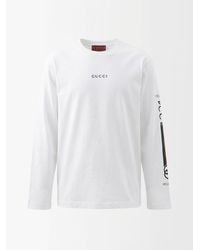 Gucci - Logo Long-Sleeve T-Shirt - Lyst
