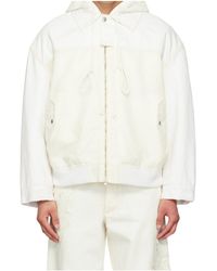 Song For The Mute - Zippered Denim Jacket - Lyst