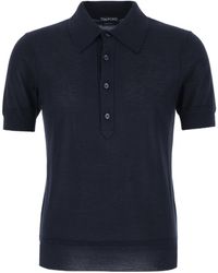 Tom Ford - Button Polo - Lyst