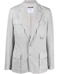 Moschino - Military-Style Cotton Safari Jacket - Lyst