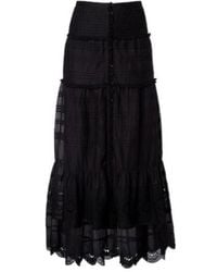 Isabel Marant - Paoline Lace-Trimmed Maxi Skirt - Lyst