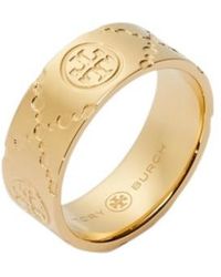 Tory Burch - Icon T Monogram Ring - Lyst