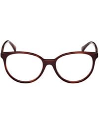 Max Mara - Cat-Eye Frame Glasses - Lyst