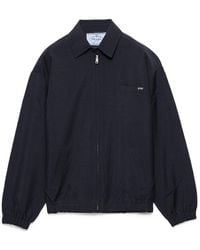 Prada - Mohair-Wool Blouson Jacket - Lyst