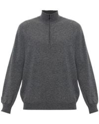 Lisa Yang - Augustus Half-Zip Knitted Sweater - Lyst