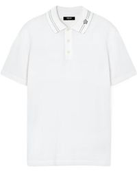 Versace - Medusa-Embroidered Short-Sleeved Polo Shirt - Lyst